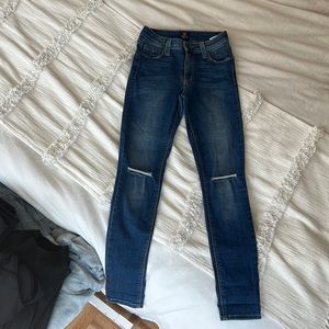 Just Black High Waisted Skinny Jeans